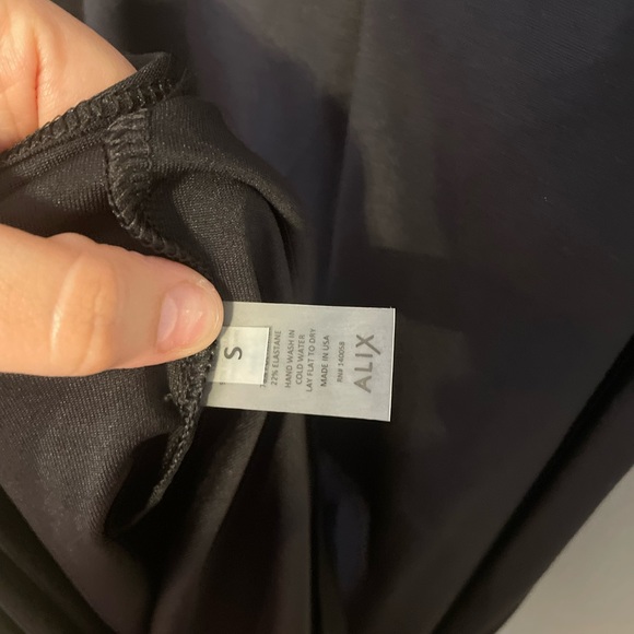 Alix NYC Shiloh Dress Black cutout back - Picture 9 of 11